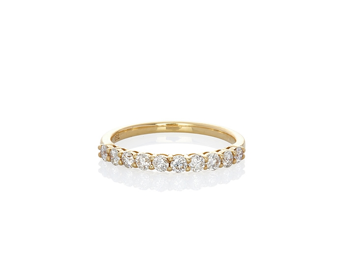 Half Eternity diamond band